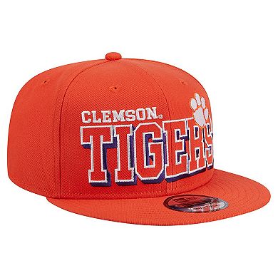 Men's New Era Orange Clemson Tigers Game Day 9FIFTY Snapback Hat