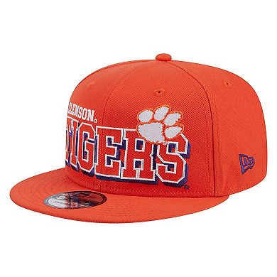 Men's New Era Orange Clemson Tigers Game Day 9FIFTY Snapback Hat