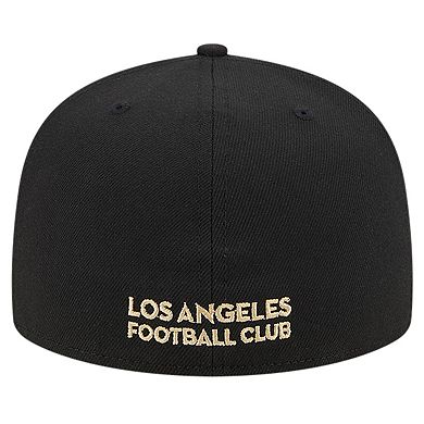 Men's New Era White/Black LAFC 2024 Kick Off Collection 59FIFTY Fitted Hat