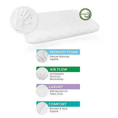 BodiPedic Classic Support Memory Foam Bed Pillow