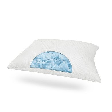 BodiPedic Custom Comfort Memory Foam Cluster Jumbo Bed Pillow