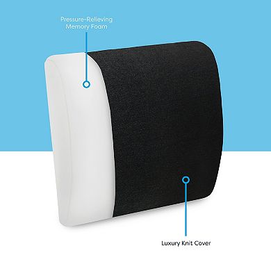 BodiPedic Lumbar Back Support Memory Foam Accessory Pillow