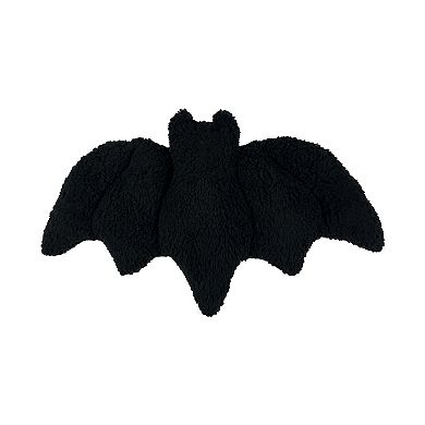 Celebrate Together™ Halloween Bat Shaped Sherpa Decorative Throw Pillow