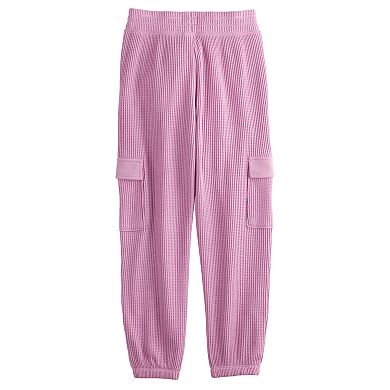 Girls 6-20 SO?? Waffle Cargo Jogger Pants in Regular & Plus Size