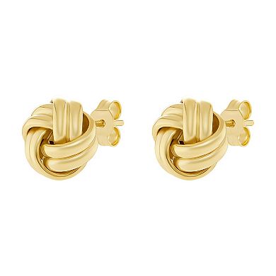 PRIMROSE 14k Gold Knot Stud Earrings