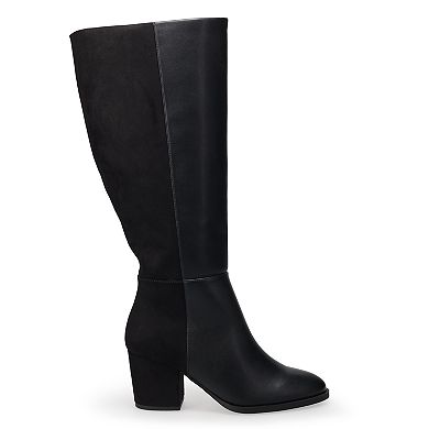 LC Lauren Conrad Peoriaa Women's 50/50 Dress Boots