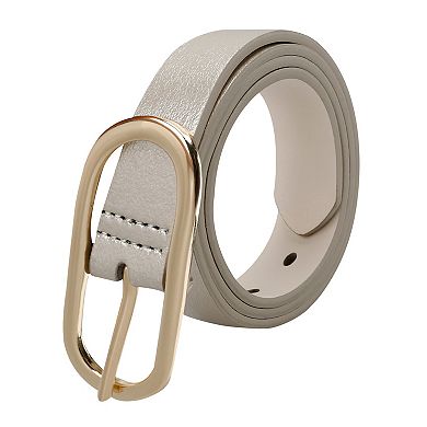 Women's LC Lauren Conrad Skinny Width Center Bar Buckle Reversible Belt