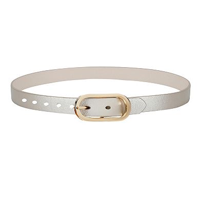 Women's LC Lauren Conrad Skinny Width Center Bar Buckle Reversible Belt