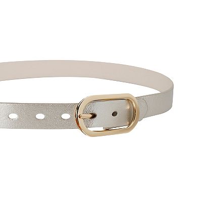 Women's LC Lauren Conrad Skinny Width Center Bar Buckle Reversible Belt