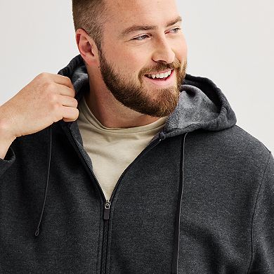 Big & Tall Tek Gear® Ultra Soft Fleece Zip-Front Hoodie