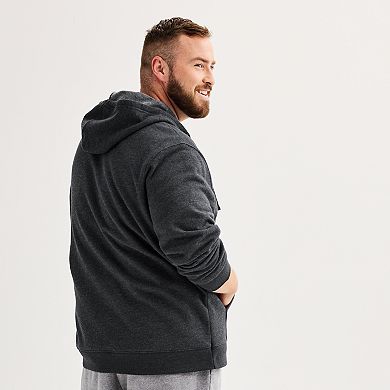 Big & Tall Tek Gear® Ultra Soft Fleece Zip-Front Hoodie