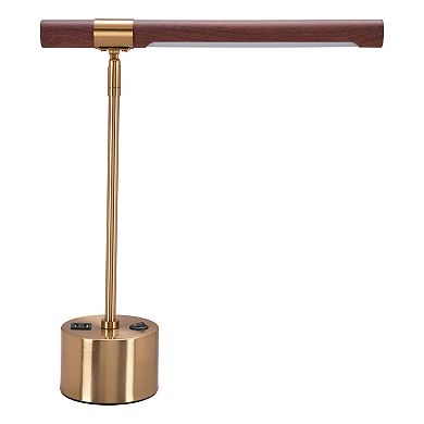 Zuo Modern Kippy Brown & Brass Table Lamp