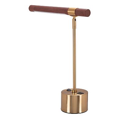 Zuo Modern Kippy Brown & Brass Table Lamp