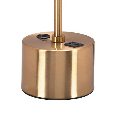 Zuo Modern Kippy Brown & Brass Table Lamp