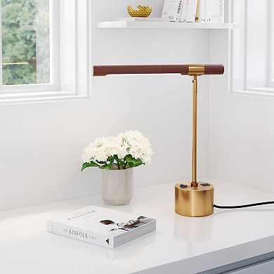 Zuo Modern Kippy Brown & Brass Table Lamp