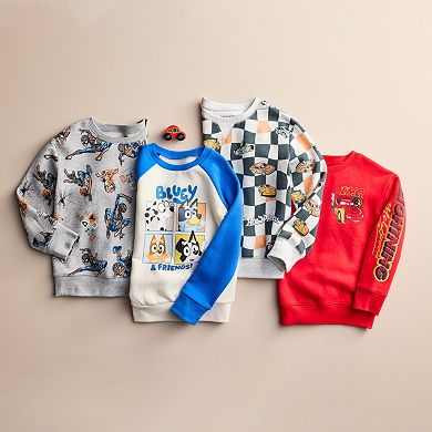 Boys 4-12 Jumping Beans® Mattel Hot Wheels Allover Fleece Sweatshirt