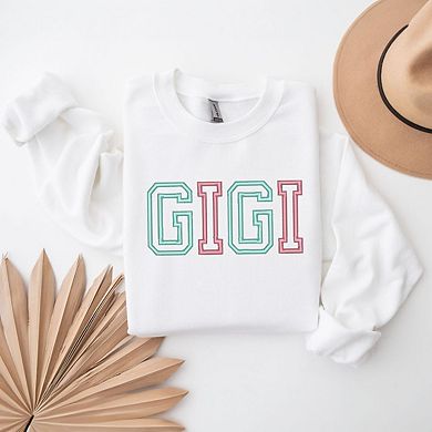 Embroidered Gigi Outline Sweatshirt