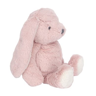 Lambs & Ivy Botanical Baby Plush Pink Bunny Stuffed Animal Toy - Hip Hop