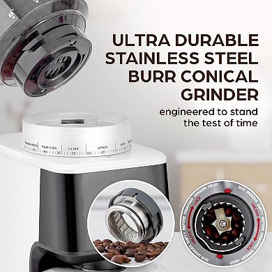 Zulay Kitchen Adjustable Burr Coffee Grinder