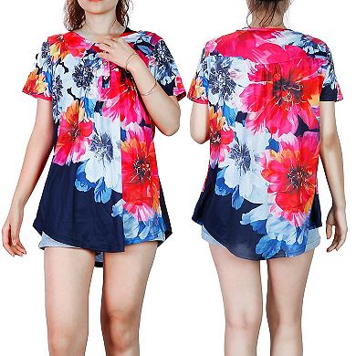 Women's, Casual Loose Fit Summer Short Sleeve T Shirts