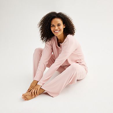 Womens Sonoma Goods For Life® Henley Pajama Top