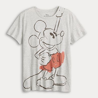 Disney's Mickey Mouse Juniors' Jumbo Mickey Graphic Tee