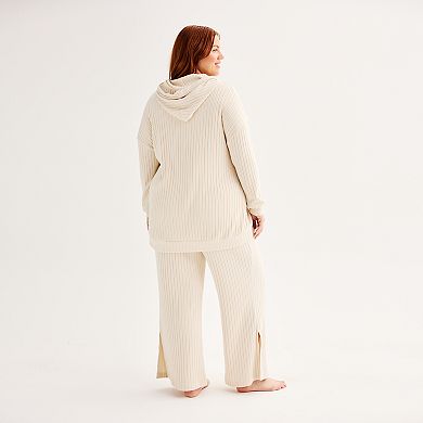 Plus Size Sonoma Goods For Life® Hoodie Pajama Top