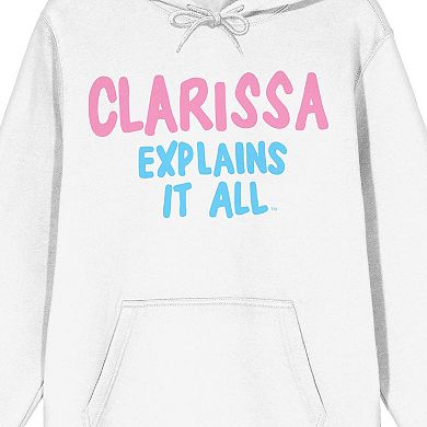Juniors' Clarissa Explains It All Graphic Hoodie