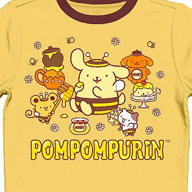 Juniors' Pom Pom Purin Bumblebee Baby Graphic Tee