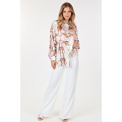 Seamed Wide Leg Palazzo Pants