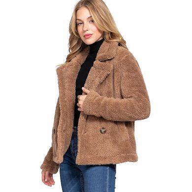 Faux Fur Sherpa Jacket