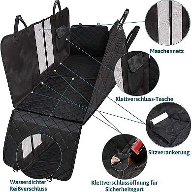 Universal Dog Car Seat Cover With Side Protectors