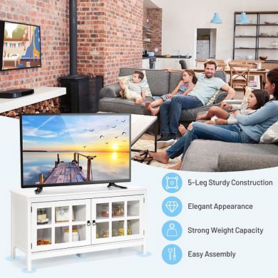 Modern Wood Large Tv Stand Entertainment Center For Tv