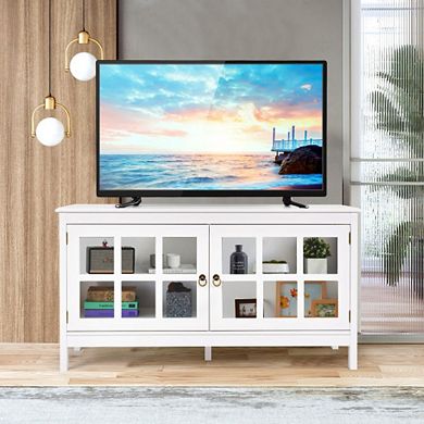 Modern Wood Large Tv Stand Entertainment Center For Tv