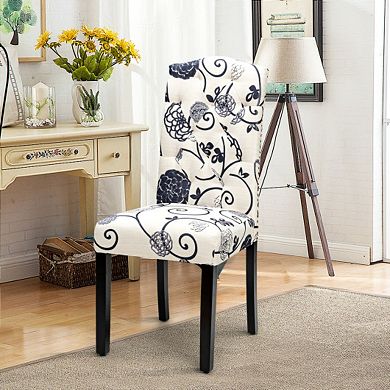 Set Of 2 Tufted Upholstered Dining Chairs