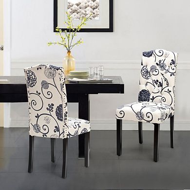 Set Of 2 Tufted Upholstered Dining Chairs