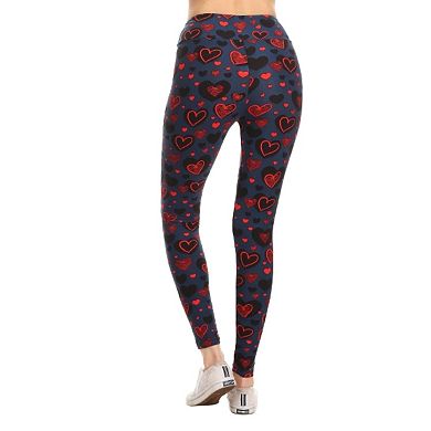 Yoga Style Full Length Leggings In A Slim Fitting Style With A Banded High Waist