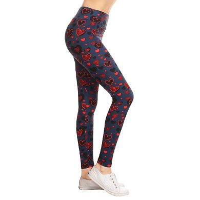 Yoga Style Full Length Leggings In A Slim Fitting Style With A Banded High Waist