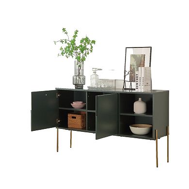 F.C Design Mid Century Sideboard Buffet Table or TV Stand with Storage