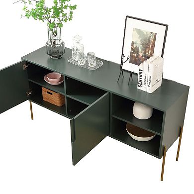 F.C Design Mid Century Sideboard Buffet Table or TV Stand with Storage