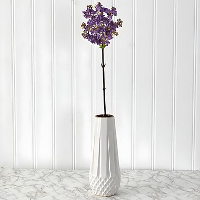 Lilac Artificial Flower (Set Of 4)