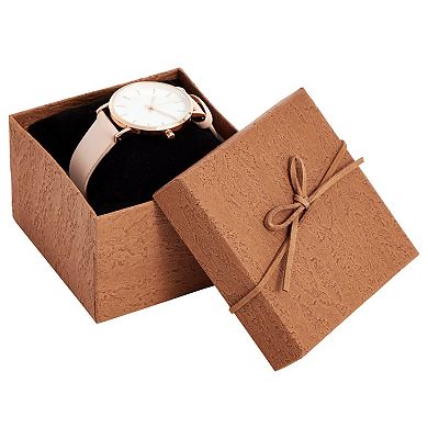 6 Pack Velvet Filled Jewelry Gift Box With Lids For Necklaces Bracelets Watches