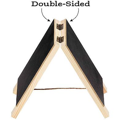 2 Pack Small Chalkboard Easels For Restaurants, Catering, Weddings, 4.5 X 7.5 In