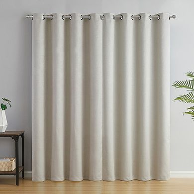 VCNY Home Domino Solid Grommet Blackout 1 Window Curtain Panel
