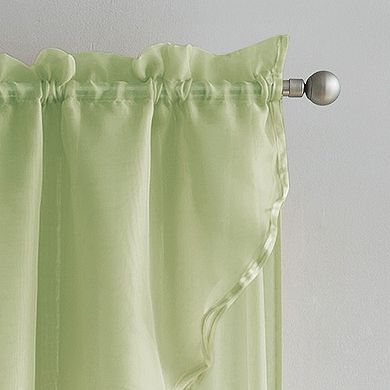 VCNY Home Milly Rod Pocket Sheer 1 Window Curtain Panel