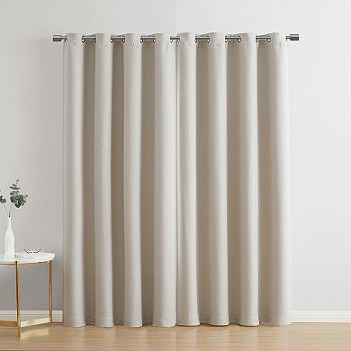 VCNY Home Bethany Basketweave Grommet Blackout 1 Window Curtain Panel