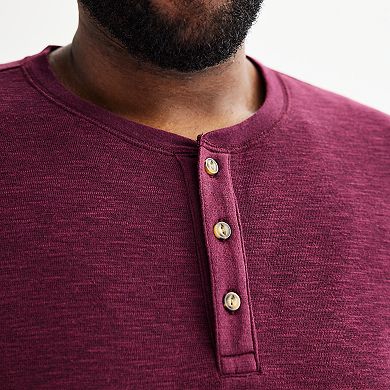 Big & Tall Sonoma Goods For Life?? Long Sleeve Henley Shirt