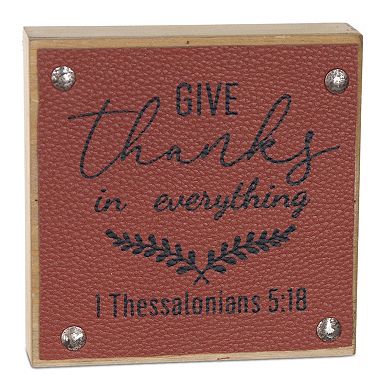 Give Thanks Harvest Sign (set Of 6)