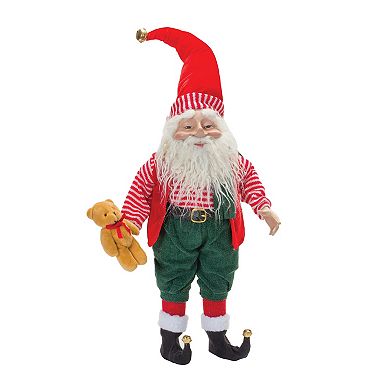 Plush Toy Shop Santa (set Of 2)