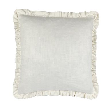 Sonoma Goods For Life Zig Zag Ditsy Print Ruffle Edged Throw Pillow